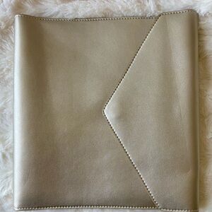 Erin Condren Vegan Leather Folio - Champagne NWOT